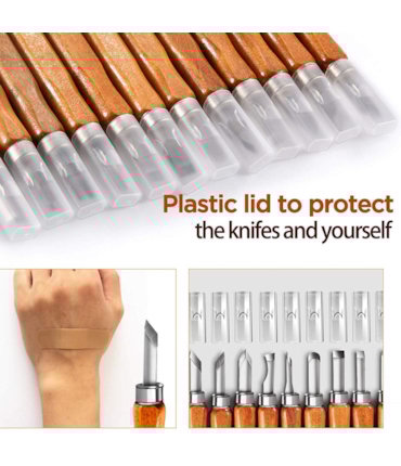 FACAS, GOIVAS E FORMÕES PARA ESCULPIR - KIT COM 12 PEÇAS FACAS, GOIVAS E FORMÕES PARA ESCULPIR - KIT COM 12 PEÇAS