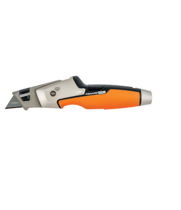 FISKARS - ESTILETE DOBRÁVEL TRAPEZOIDAL COM ADAPTADOR PARA BITS