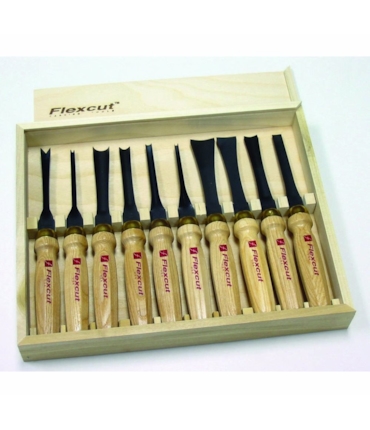 FLEXCUT - 10 PC. DELUXE SET - CONJUNTO COM 10 GOIVAS DE LUXO FLEXCUT - 10 PC. DELUXE SET - CONJUNTO COM 10 GOIVAS DE LUXO