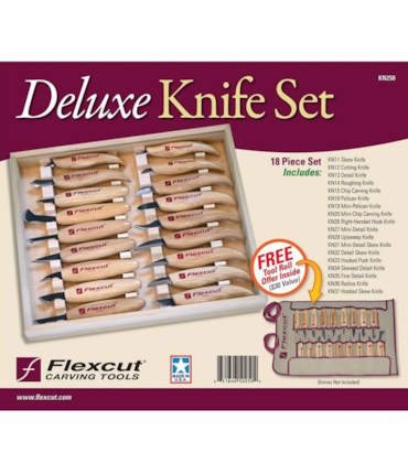 FLEXCUT - DELUXE KNIFE SET - CONJUNTO DE LUXO - FACAS DE ENTALHE