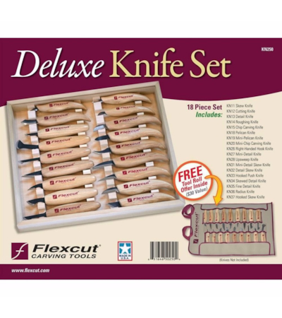 FLEXCUT - DELUXE KNIFE SET - CONJUNTO DE LUXO - FACAS DE ENTALHE