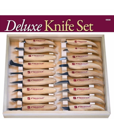 FLEXCUT - DELUXE KNIFE SET - CONJUNTO DE LUXO - FACAS DE ENTALHE