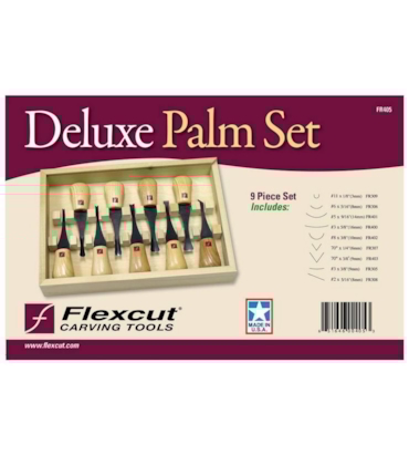 FLEXCUT - DELUXE PALM SET - CONJUNTO COM 9 GOIVAS E FORMÕES DE LUXO