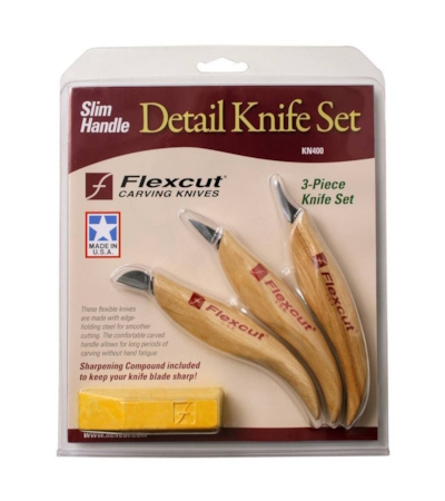 FLEXCUT - DETAIL KNIFE SET - CONJUNTO DE FACAS PARA DETALHES