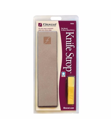 FLEXCUT - KNIFE STROP - ESTROPO EM COURO PARA AFIAR FACAS COM COMPOSTO