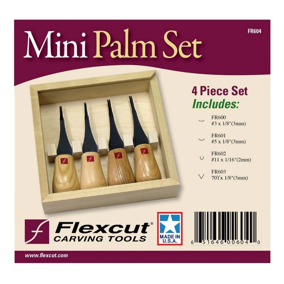 FLEXCUT - MINI PALM SET - CONJUNTO DE MINI GOIVAS E FACAS