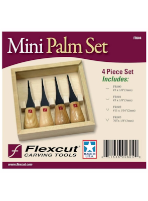 FLEXCUT - MINI PALM SET - CONJUNTO DE MINI GOIVAS E FACAS