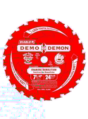 FREUD DIABLO - DISCO DE SERRA - 24 DENTES - 7,25 POLEG. 184MM- D0724DPX FREUD DIABLO - DISCO DE SERRA - 24 DENTES - 7,25 POLEG. 184MM- D0724DPX