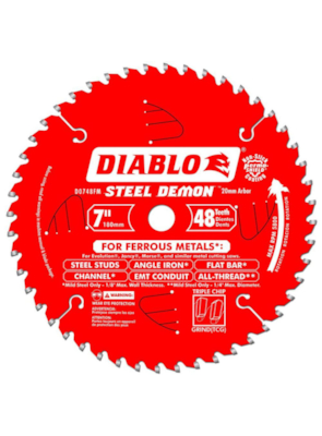 FREUD DIABLO - DISCO DE SERRA PARA METAL - 48 DENTES - 7 POLEG. 180 MM FREUD DIABLO - DISCO DE SERRA PARA METAL - 48 DENTES - 7 POLEG. 180 MM
