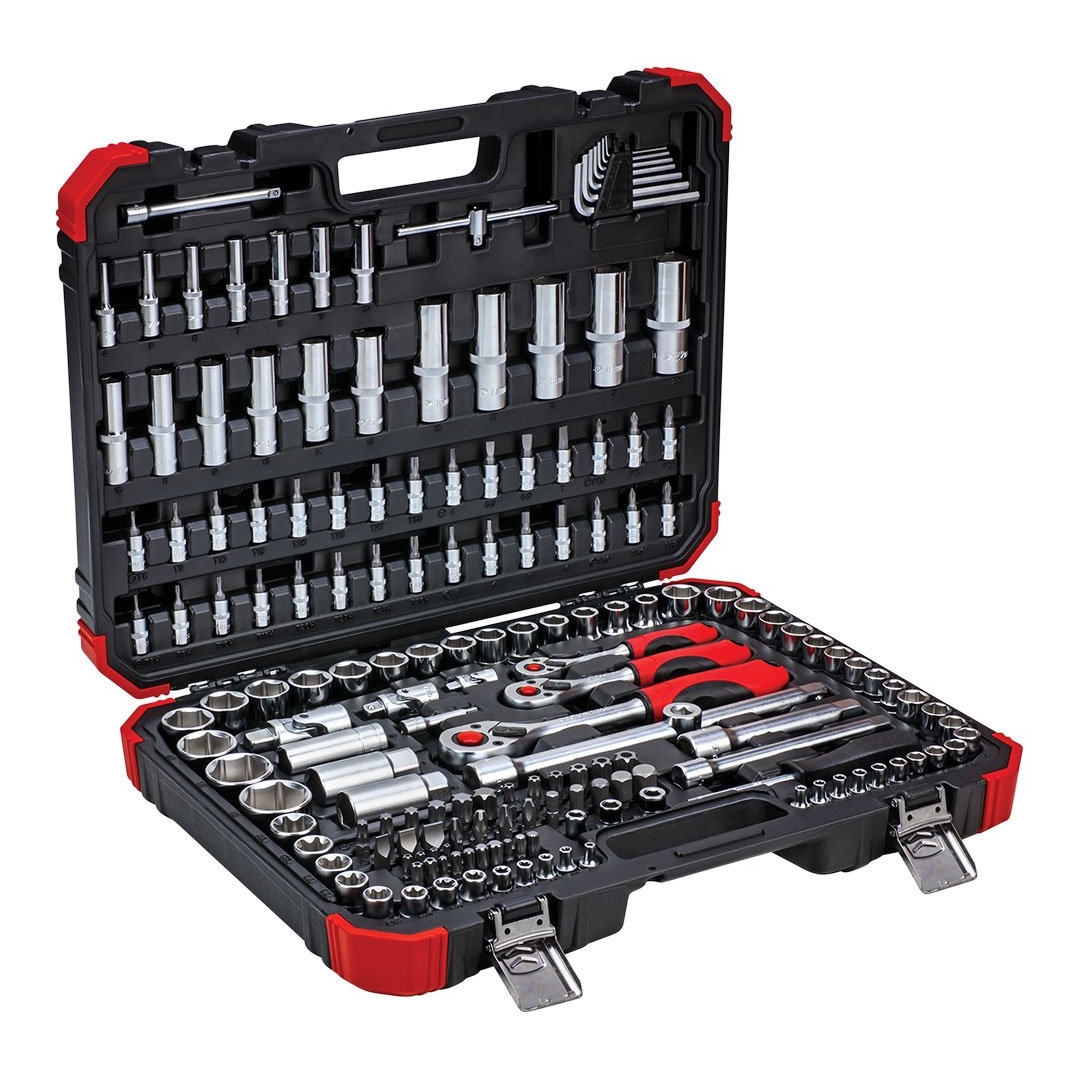 GEDORE - JOGO DE SOQUETES 1/4 + 3/8 + 1/2 - 172 PCS