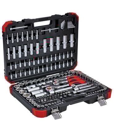 GEDORE - JOGO DE SOQUETES 1/4 + 3/8 + 1/2 - 172 PCS GEDORE - JOGO DE SOQUETES 1/4 + 3/8 + 1/2 - 172 PCS