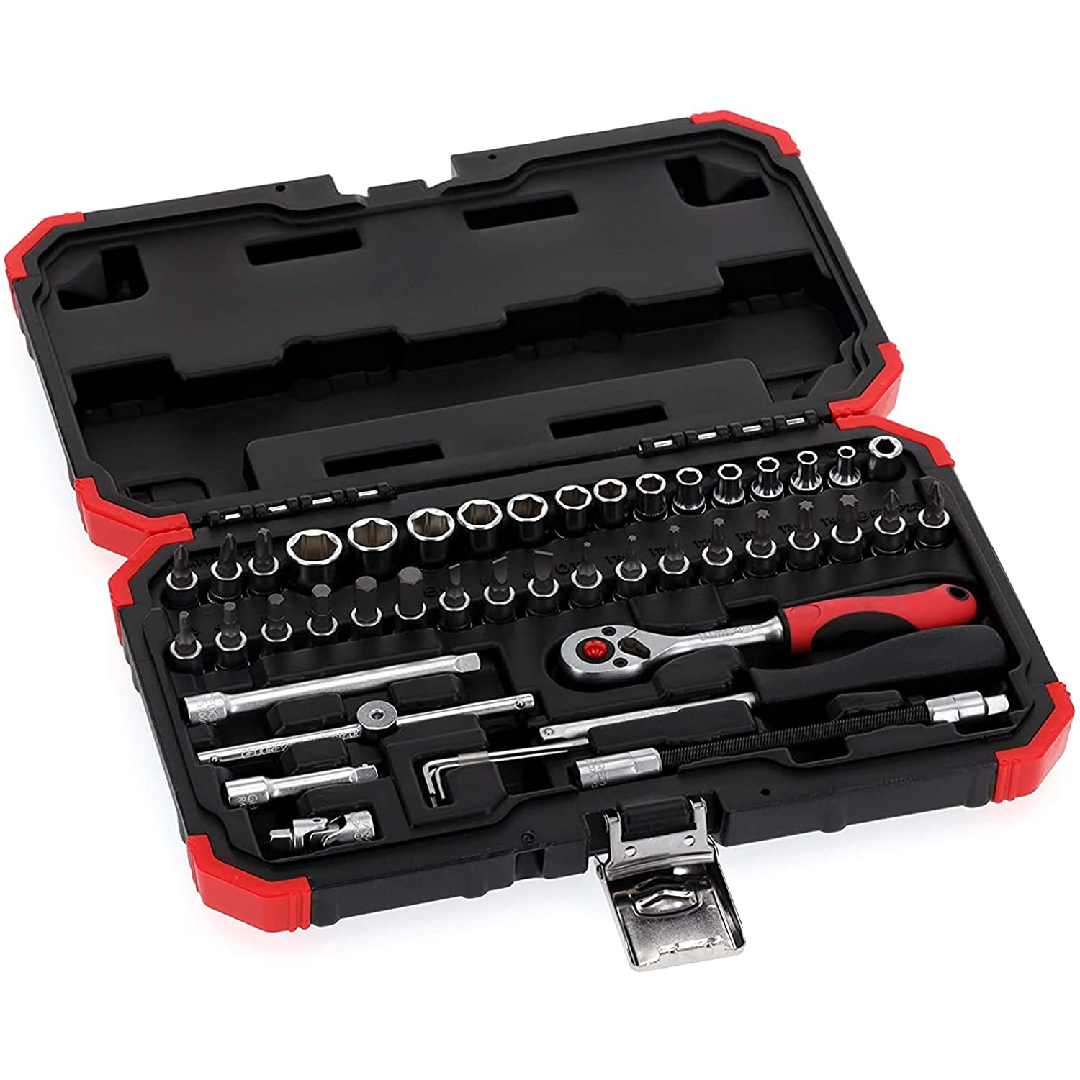 GEDORE - JOGO DE SOQUETES SEXTAVADOS 1/4" - 46PCS