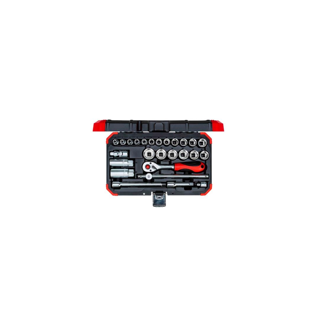 GEDORE - JOGO DE SOQUETES SEXTAVADOS - 26 PCS