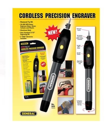 General Tools - Gravador sem Fio com Broca Diamantada General Tools - Gravador sem Fio com Broca Diamantada