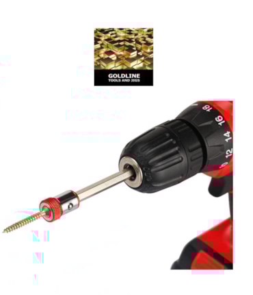 GOLDLINE - 3 BITS FIXADORES PARA PONTEIRAS E PARAFUSOS GOLDLINE - 3 BITS FIXADORES PARA PONTEIRAS E PARAFUSOS