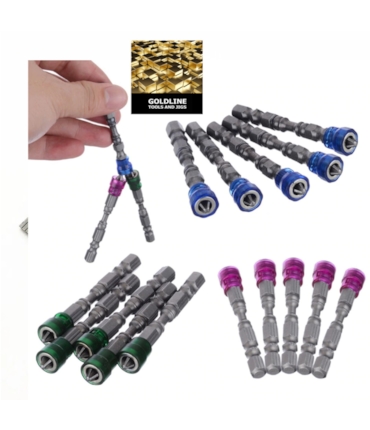 GOLDLINE - 5 PONTEIRAS PHILIPS MAGNÉTICAS ANTI-SLIP GOLDLINE - 5 PONTEIRAS PHILIPS MAGNÉTICAS ANTI-SLIP