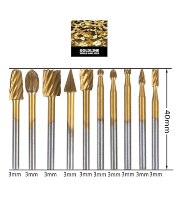 GOLDLINE - BROCAS PARA MICRORRETÍFICAS EM TITÂNIO GOLDLINE - BROCAS PARA MICRORRETÍFICAS EM TITÂNIO