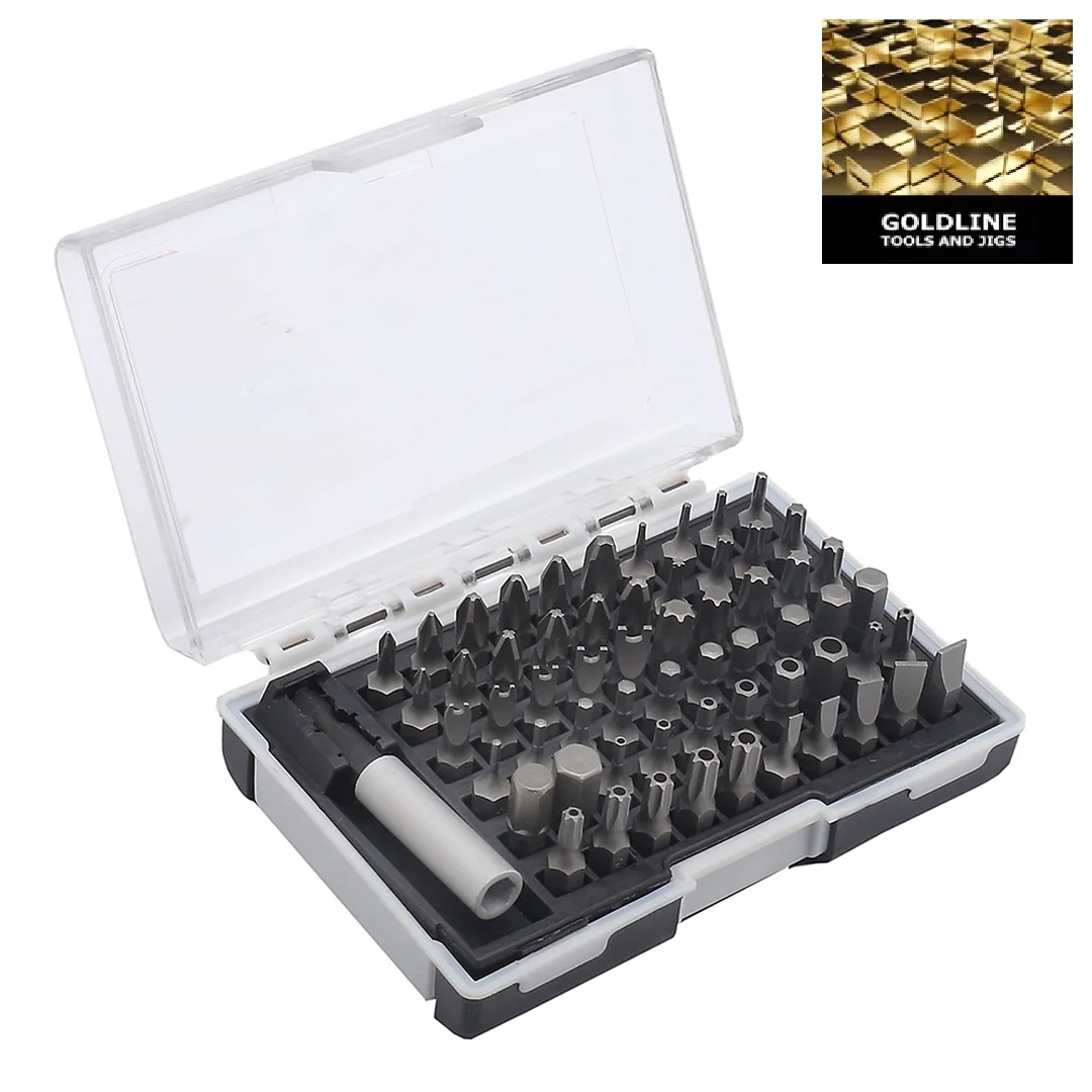 GOLDLINE - CONJUNTO DE BITS - 61 PCS