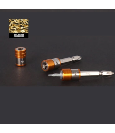 GOLDLINE - CONJUNTO DE BITS E PONTEIRAS MAGNETIZADAS COM FIXADOR