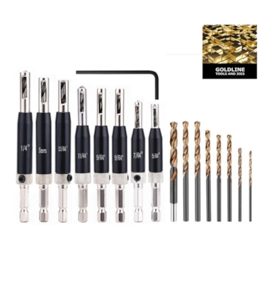 GOLDLINE - CONJUNTO DE BROCAS CENTRALIZADORAS