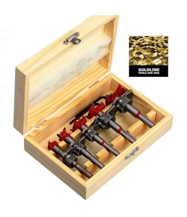 GOLDLINE - CONJUNTO DE BROCAS FORSTNER COM LIMITADORES GOLDLINE - CONJUNTO DE BROCAS FORSTNER COM LIMITADORES