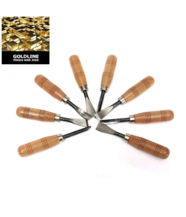 GOLDLINE - CONJUNTO DE GOIVAS PROFISSIONAIS PARA ENTALHE GOLDLINE - CONJUNTO DE GOIVAS PROFISSIONAIS PARA ENTALHE