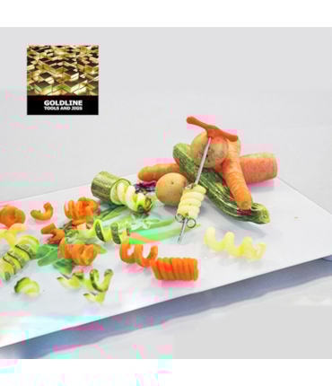 GOLDLINE - CORTADOR DE LEGUMES EM ESPIRAL - TWIST SLICER GOLDLINE - CORTADOR DE LEGUMES EM ESPIRAL - TWIST SLICER