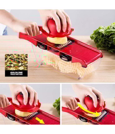 GOLDLINE - CORTADOR FATIADOR DE LEGUMES MULTIFUNCIONAL