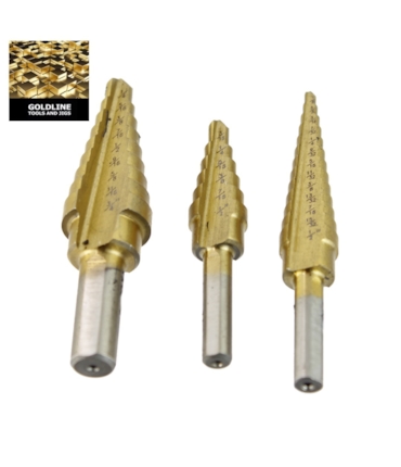GOLDLINE - ESTOJO COM BROCAS ESCALONADAS GOLDLINE - ESTOJO COM BROCAS ESCALONADAS