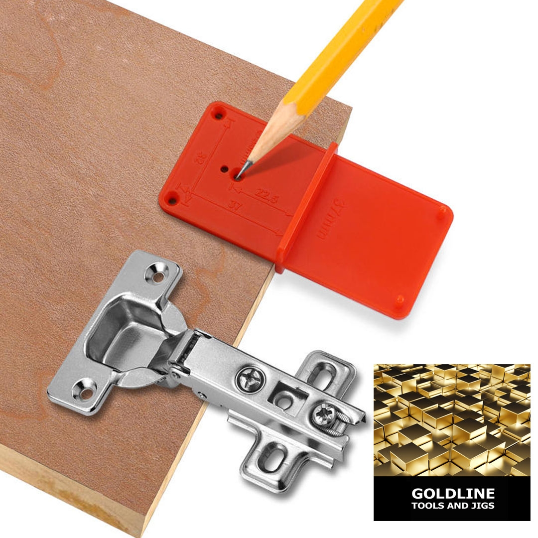 GOLDLINE - GABARITO JIG PARA DOBRADIÇAS - 35 MM E 40 MM