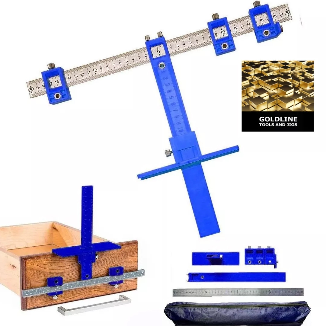 GOLDLINE - GABARITO JIG PARA FURAÇÕES PRECISAS - Tools BR