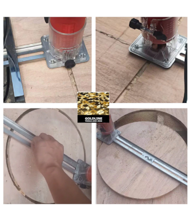GOLDLINE - GUIA DE CORTE PARA TUPIAS REFILADORAS