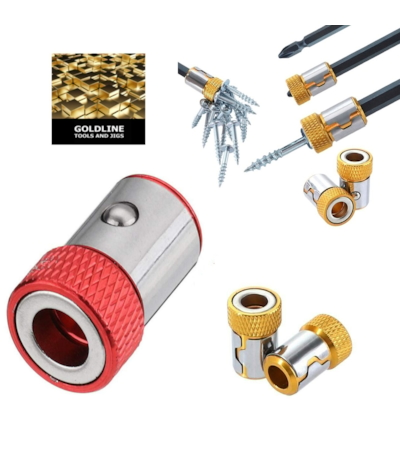 GOLDLINE -  KIT COM PONTEIRAS E BITS FIXADORES