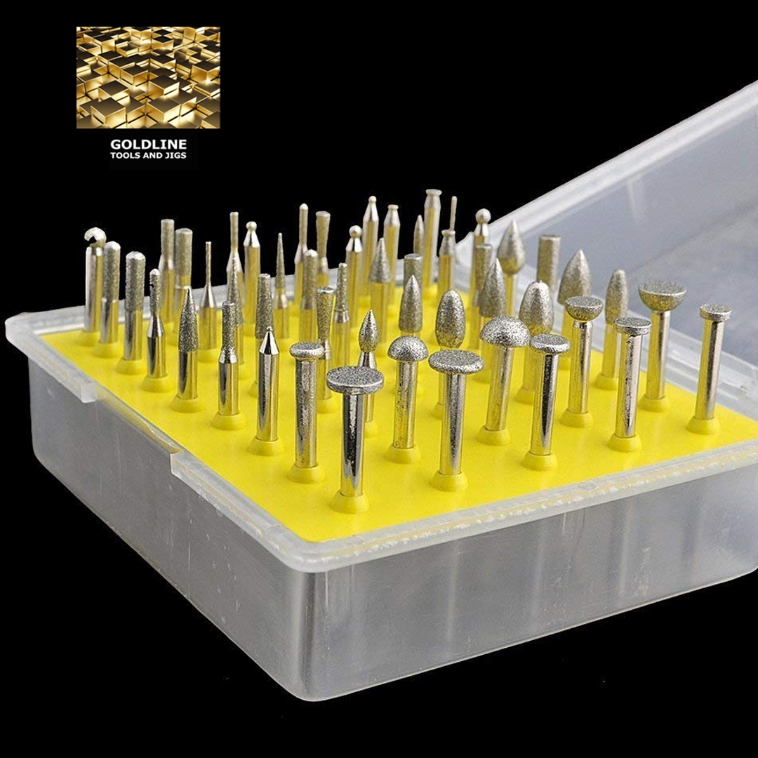 GOLDLINE - KIT DE BROCAS DIAMANTADAS PARA DREMEL E MICRORRETÍFICA