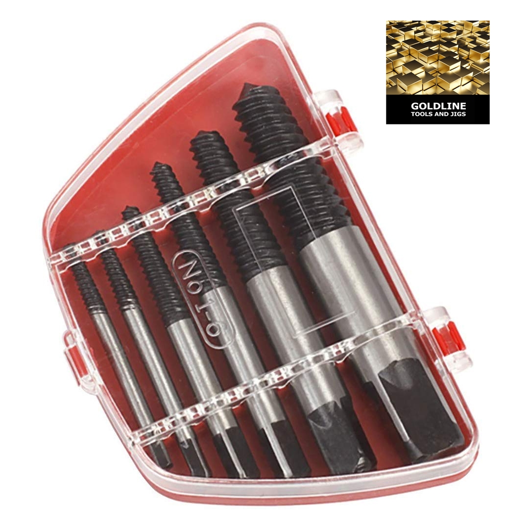 GOLDLINE - KIT DE BROCAS PARA EXTRAÇÃO DE PARAFUSOS DANIFICADOS