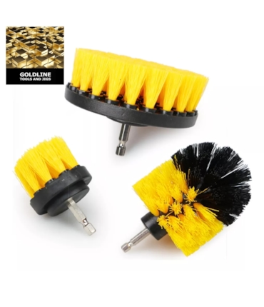 GOLDLINE - KIT DE ESCOVAS PARA LIMPEZA E RECUPERAÇÃO GOLDLINE - KIT DE ESCOVAS PARA LIMPEZA E RECUPERAÇÃO