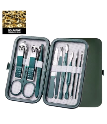 GOLDLINE - KIT MANICURE - 10 PEÇAS