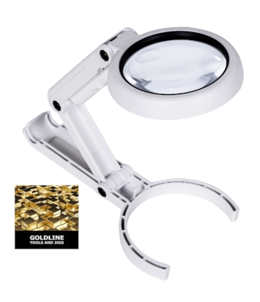 GOLDLINE - LUPA COM SUPORTE E LEDS GOLDLINE - LUPA COM SUPORTE E LEDS