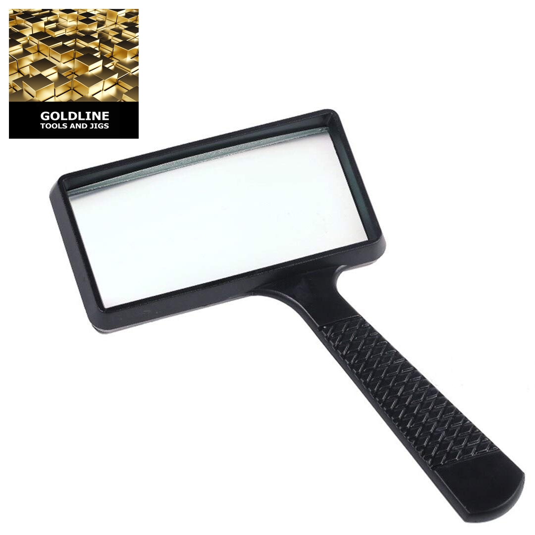 GOLDLINE - LUPA COM VISOR GRANDE - 5 X