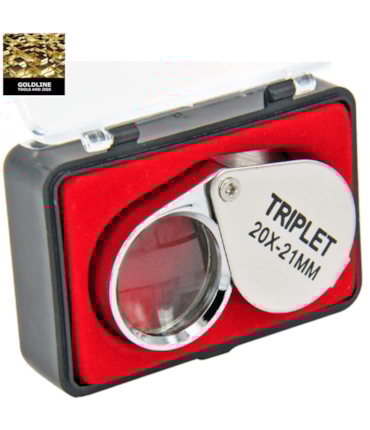 GOLDLINE - LUPA DE BOLSO - 20 X GOLDLINE - LUPA DE BOLSO - 20 X