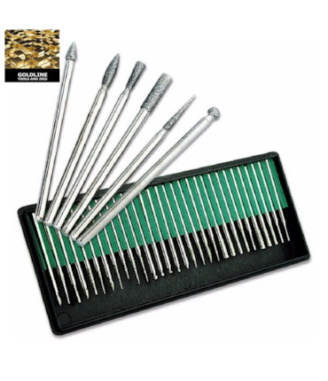 GOLDLINE - MICRORRETÍFICA PORTÁTIL COM BROCAS GOLDLINE - MICRORRETÍFICA PORTÁTIL COM BROCAS