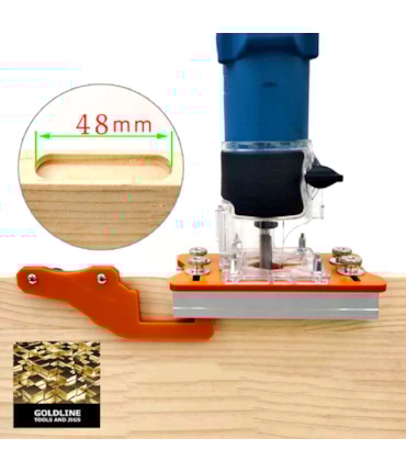 GOLDLINE - MINI MORTISER COM BASE PARA FURAÇÃO QUADRADA