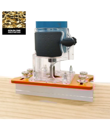 GOLDLINE - MINI MORTISER COM BASE PARA FURAÇÃO QUADRADA