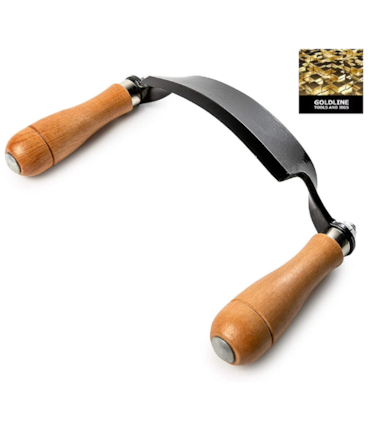 GOLDLINE - SPOKESHAVE PLAINA CURVA - 5 POL. GOLDLINE - SPOKESHAVE PLAINA CURVA - 5 POL.