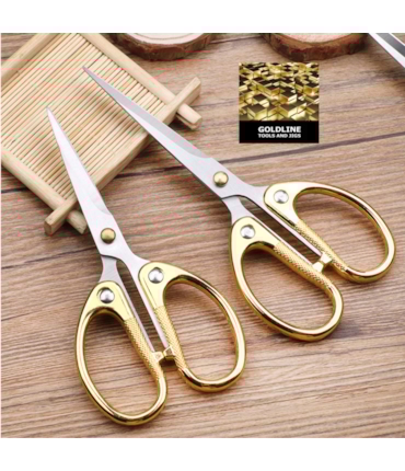 GOLDLINE - TESOURA CLÁSSICA DOURADA - FIT GOLDLINE - TESOURA CLÁSSICA DOURADA - FIT