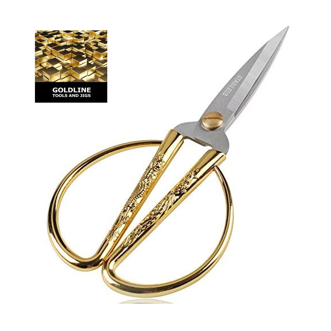 GOLDLINE - TESOURA VINTAGE PARA RECORTES, BONSAI E ARTESANATO