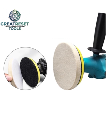 GRT - BOINA COM VELCRO COM 1 DISCO DE LÃ E 24 LIXAS PARA LIXADEIRAS