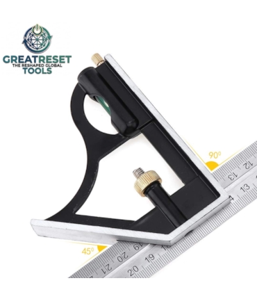 GRT - ESQUADRO COMBINADO MULTIFUNCIONAL - 30 CM