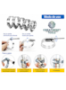 GRT - KIT ABRAÇADEIRAS COM PARAFUSO PARA MANGUEIRA - 40 PEÇAS