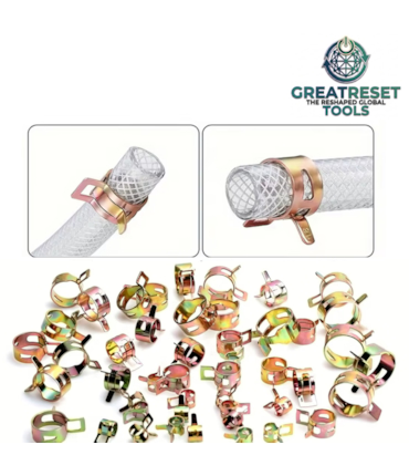 GRT - KIT ABRAÇADEIRAS DE MOLA PARA MANGUEIRA - 75 PEÇAS